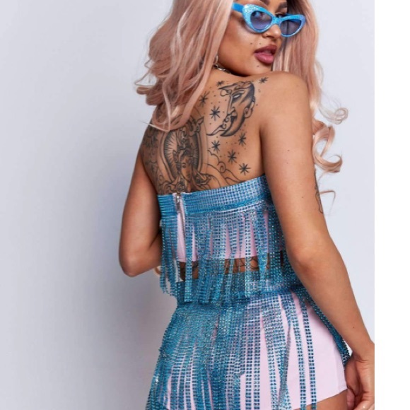 Jaded London Fringe top and bottom - Picture 3 of 6